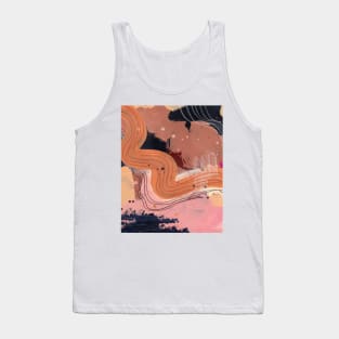 Modern abstract painting, acrylic painting 5 Tank Top